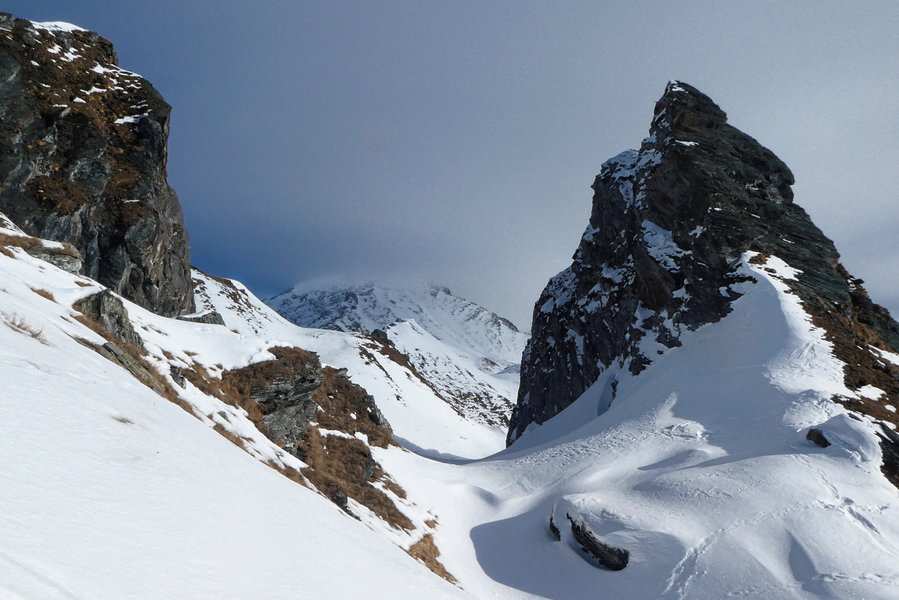 Törlköpfe - Maresenspitze im Nebel. Foto: Karl Plohovich