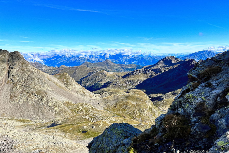 Blick von der Hörtlaner Scharte. Foto: Birgit Matzinger