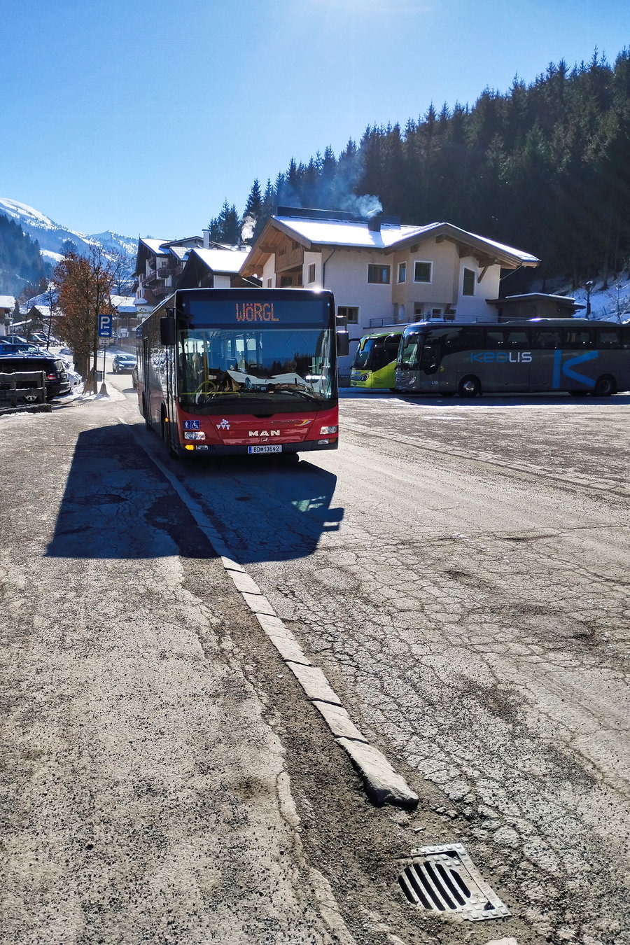 VVT-Bus in der Wildschönau. Foto: Nikolaus Vogl
