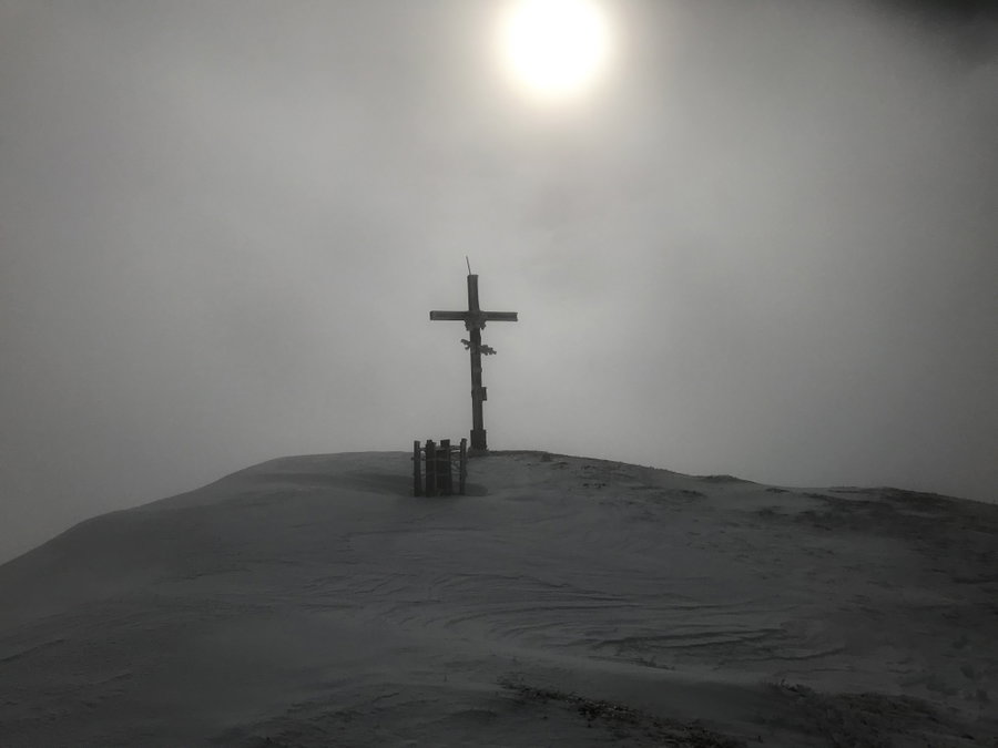 Gipfelkreuz des Fellhorns. Foto: David Kurz