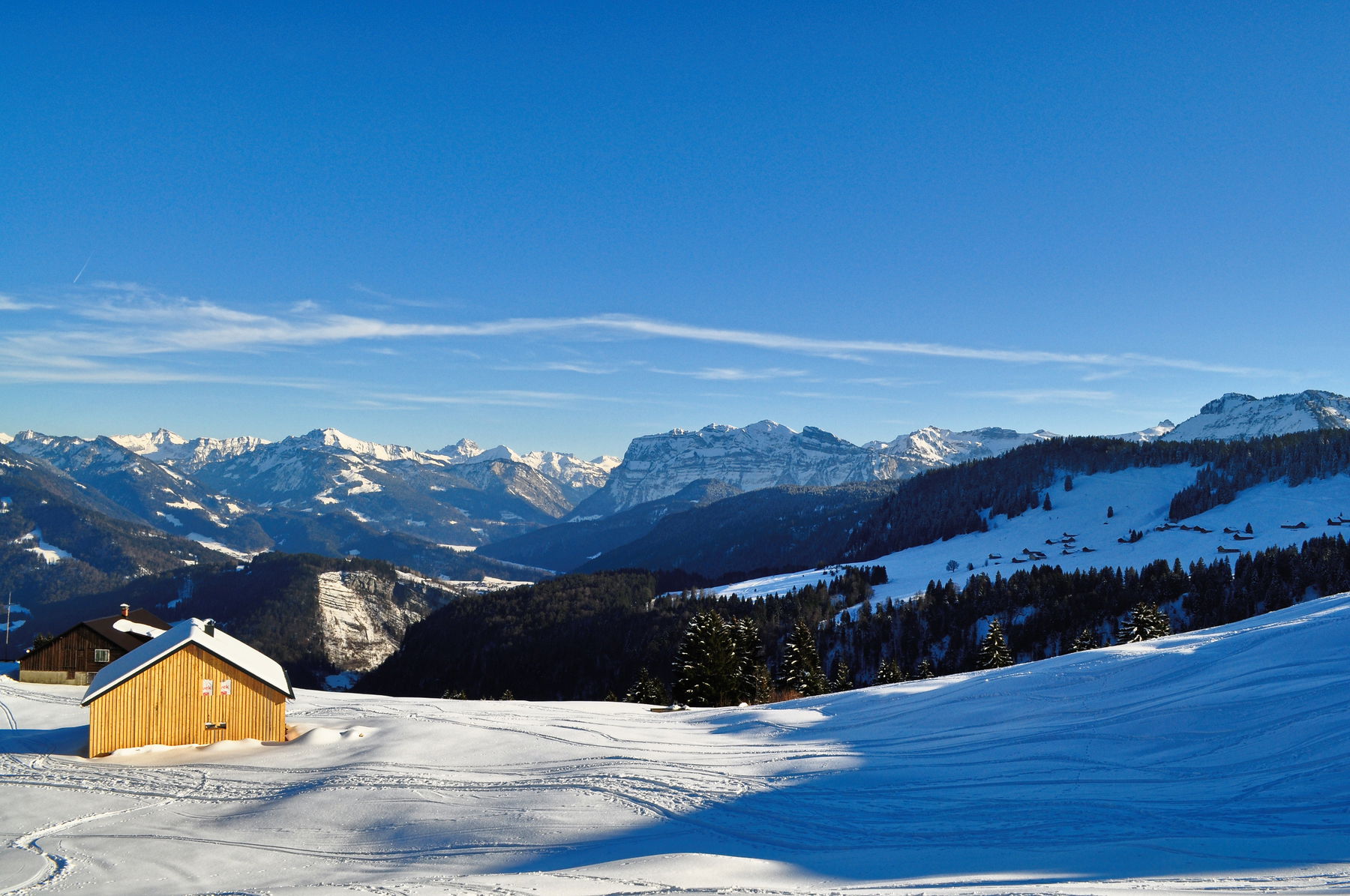 Schnelle Nachmittagsskitour auf das Hochälpele