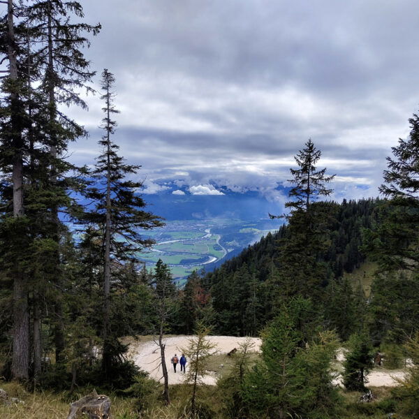 Blick auf den sich durchs Inntal schlängelnden Inn; Foto Simon Widy