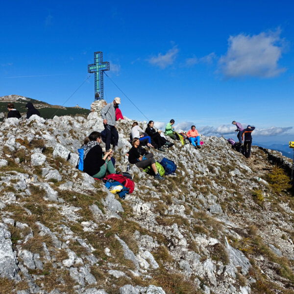 Auf dem Krummbachstein. Foto: Alpenverein Edelweiss