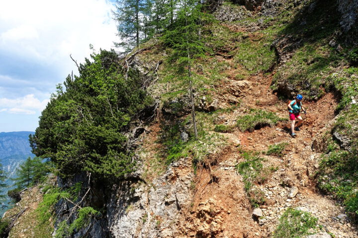 Anspruchsvolles Gehgelände im oberen Abschnitt. Foto: Alpenverein Edelweiss