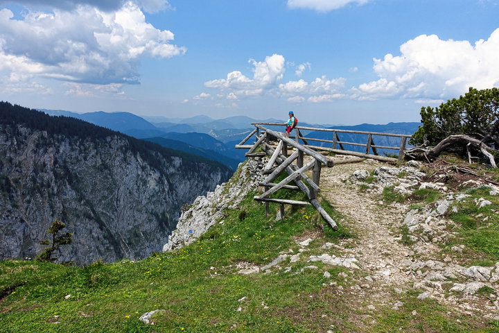 Bei der Höllentalaussicht 2. Foto: Alpenverein Edelweiss
