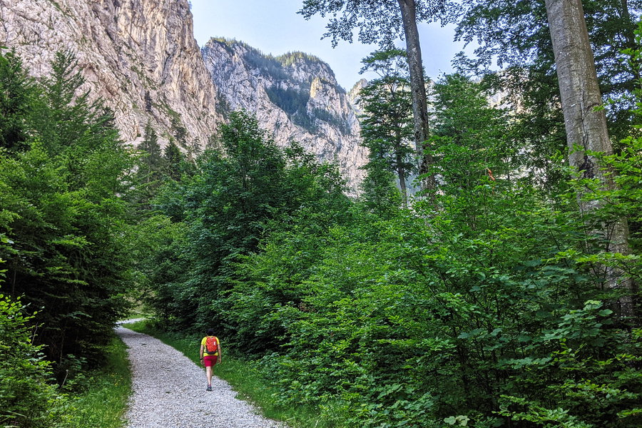 Zustieg im Großen Höllental. Foto: Alpenverein Edelweiss