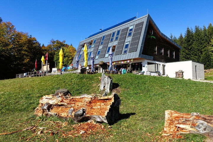 Naturfreundehaus Knofeleben. Foto: Alpenverein Edelweiss