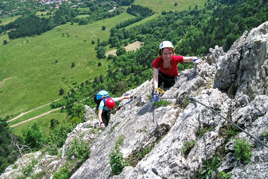 Im oberen Abschnitt. Foto: Alpenverein Edelweiss