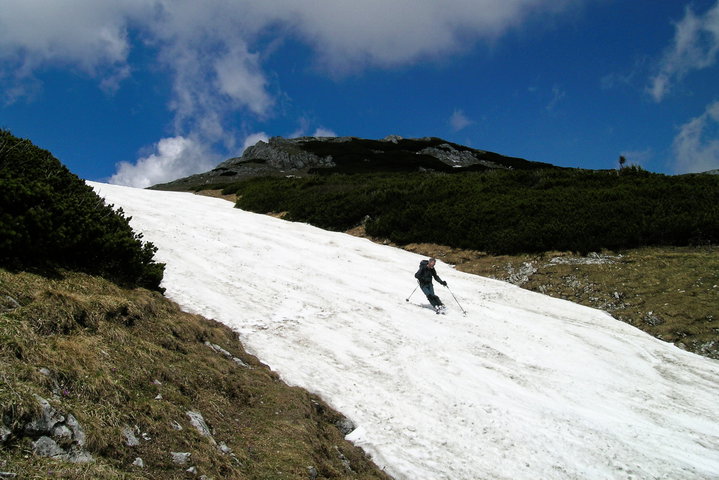 Abfahrt im Langermanngraben 1. Foto: Alpenverein Edelweiss