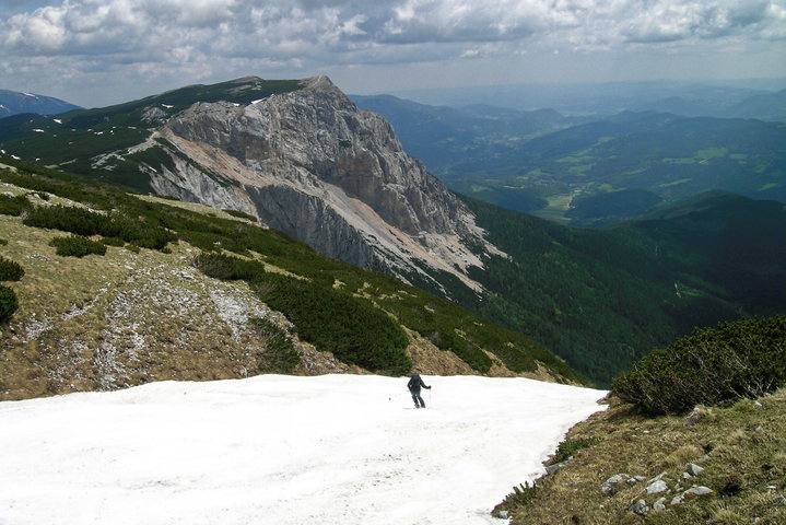 Abfahrt im Langermanngraben 2. Foto: Alpenverein Edelweiss
