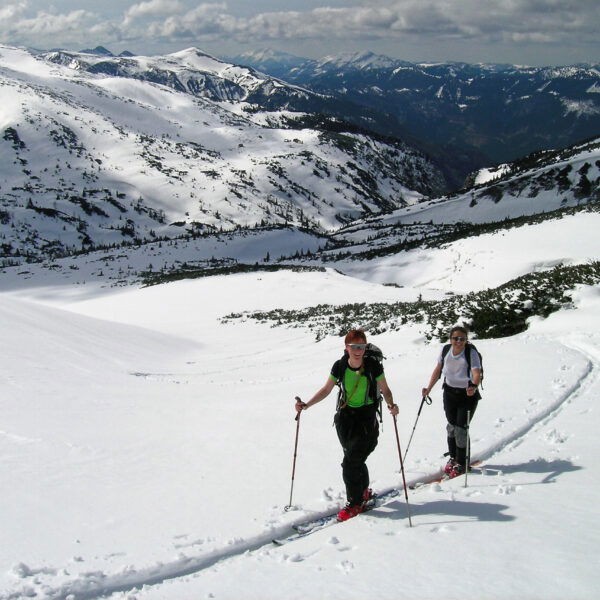 Aufstieg aus dem Bärengraben zum Predigtstuhl. Foto: Alpenverein Edelweiss