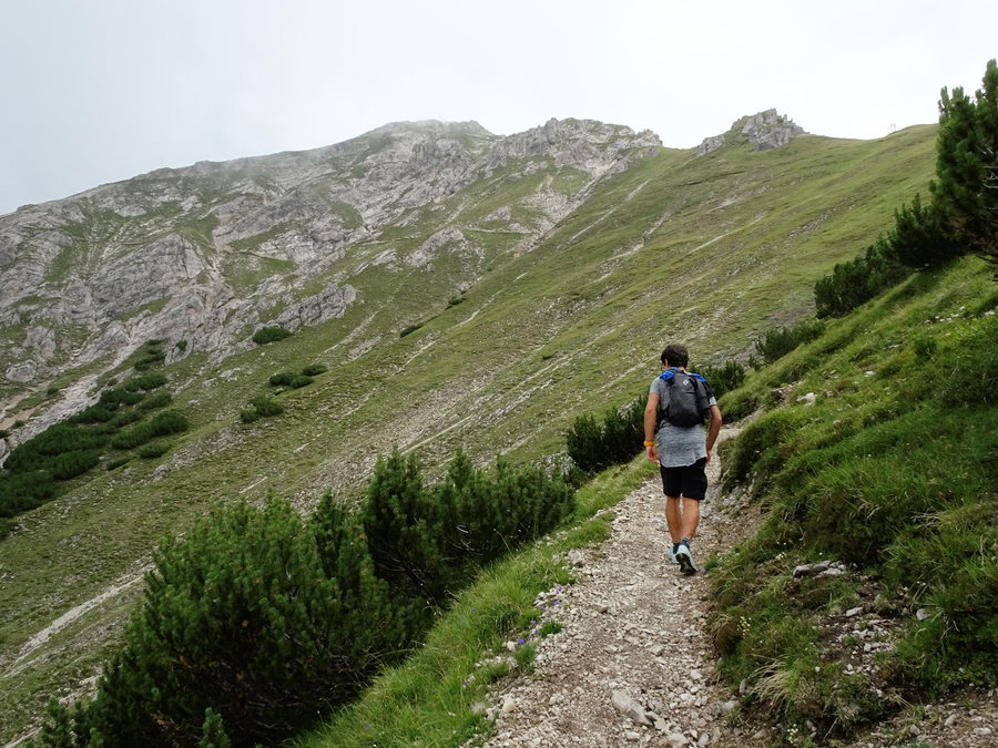 Der Aufstieg zur Nördlinger Hütte; Foto Simon Widy