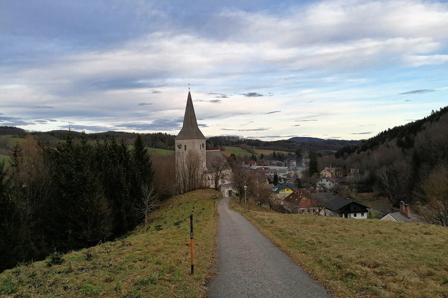 Schon fast in Kaumberg. Foto: Sarah Pallauf