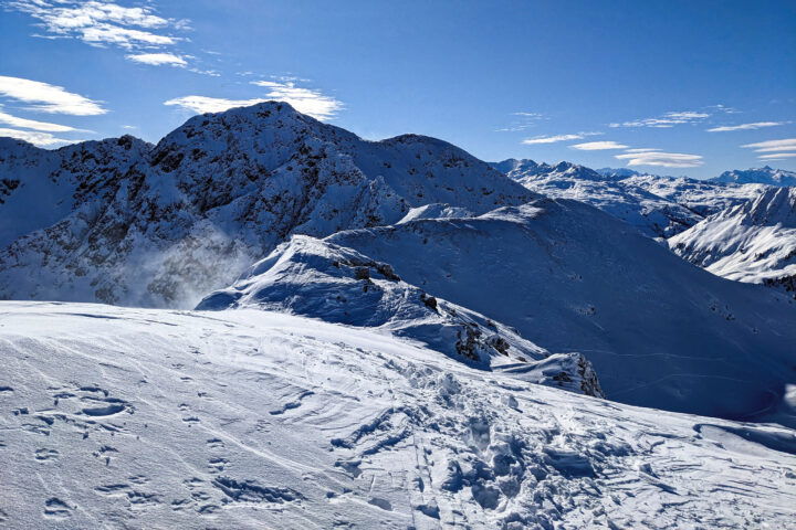Eine tolle Rundumsicht, sogar den Boden des Inntals erspäht man in der Ferne 3. Foto: Thomas Obermair, Protect Our Winters Austria