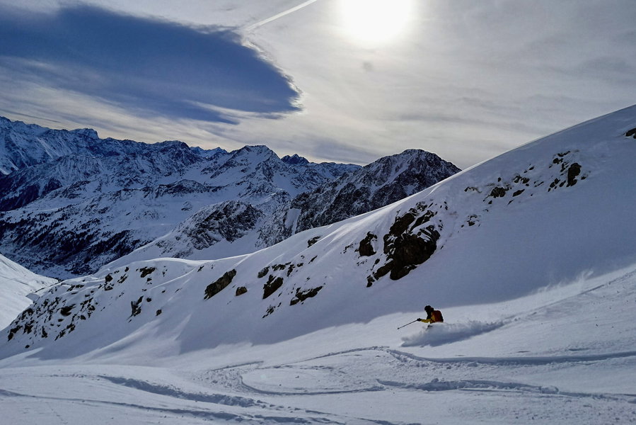Abfahrtsgenuss. Rider: Björn. Foto: Anna, Protect Our Winters Austria (POW AT)
