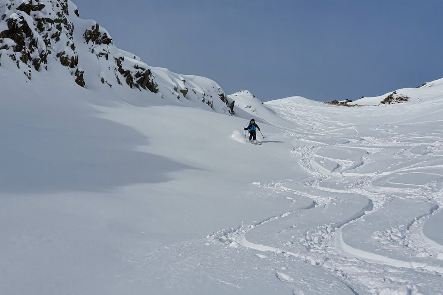 So muss Powdern! Rider: Anna. Foto: Niklas, Protect Our Winters Austria (POW AT)