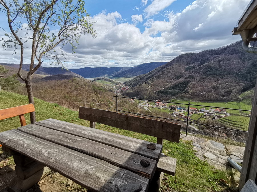 Ein letzter Blick zur Donau von der Zornberghütte. Foto Veronika Schöll