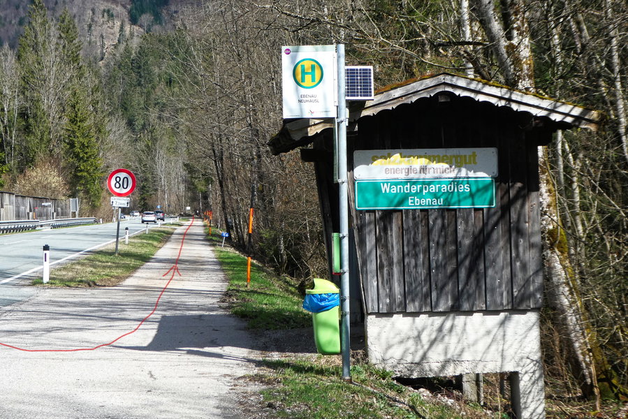 Der Rad-Gehweg. Foto: Karl Plohovich
