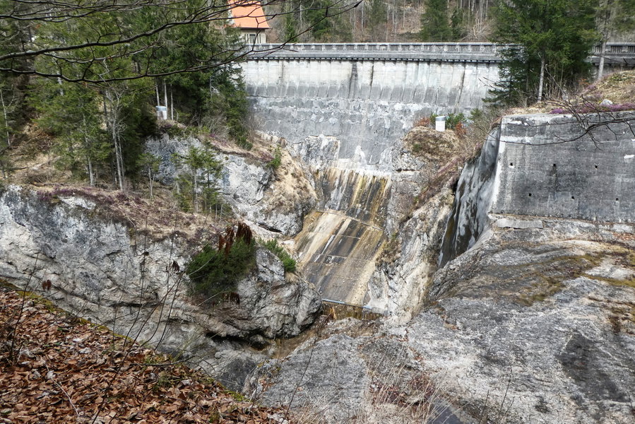 Die Staumauer Vordersee. Foto: Karl Plohovich
