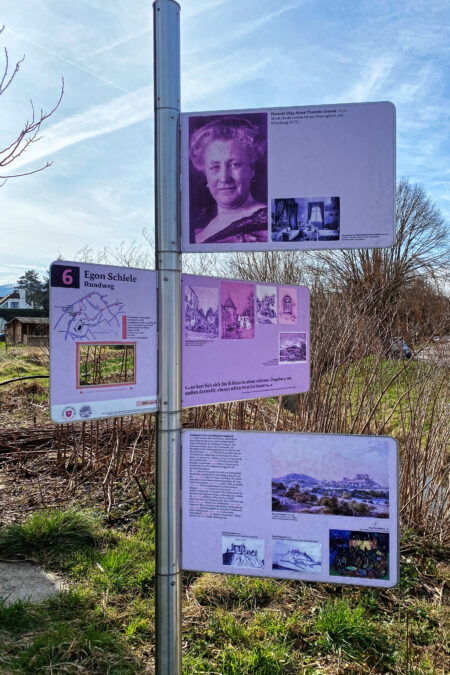 Egon Schiele Weg. Foto: Elke Kellner