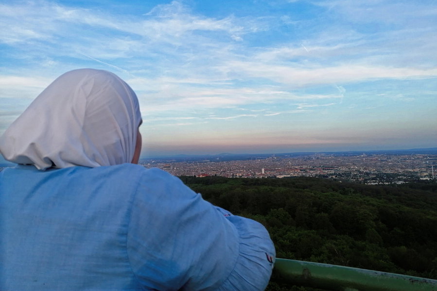 Ausblick genießen. Foto: Sarah Pallauf