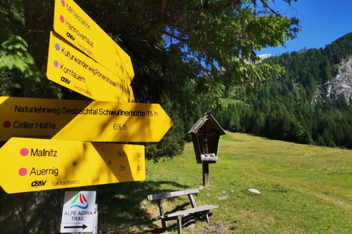 Seebachtal Wanderstart, Foto Veronika Schöll