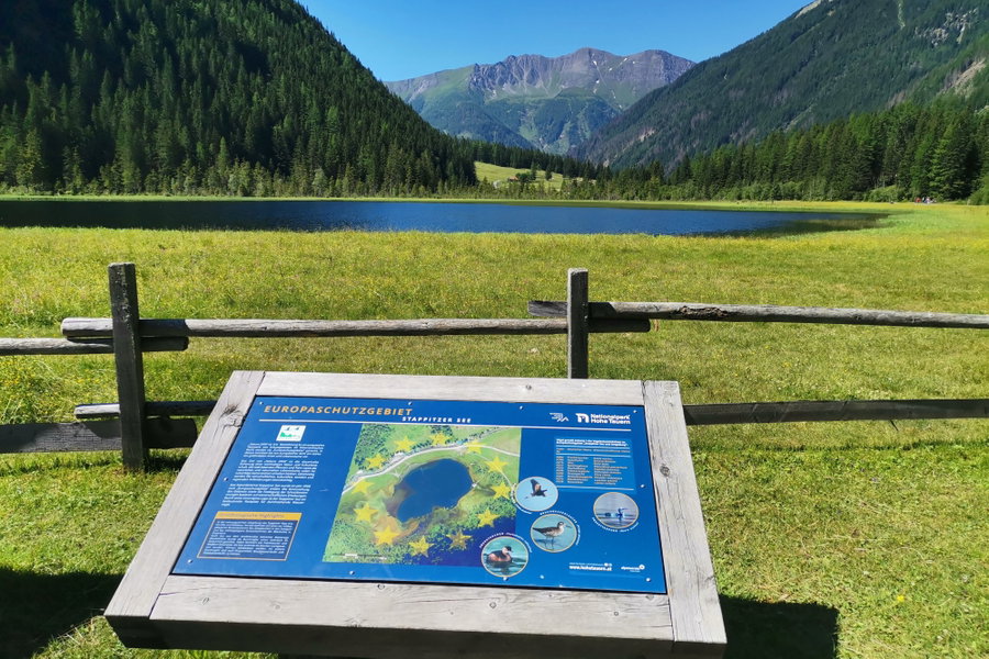Stappitzersee, talauswärts, Naturlehrpfad. Foto Veronika Schöll