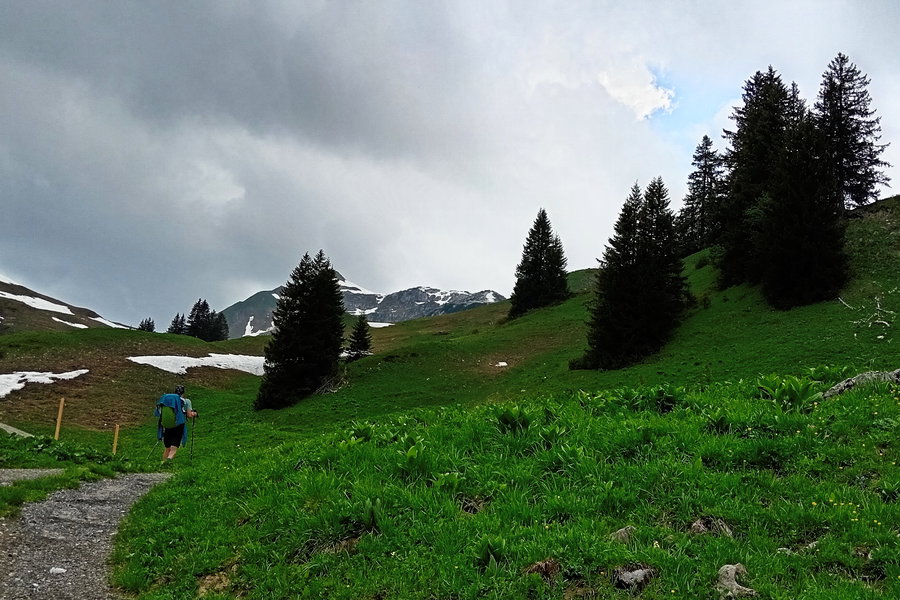 Am Schadonapass. Foto: Norman und Lisa