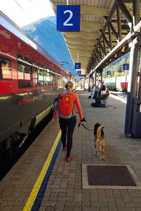 Ankunft Bahnhof Mallnitz. Foto: Julian Kleinknecht