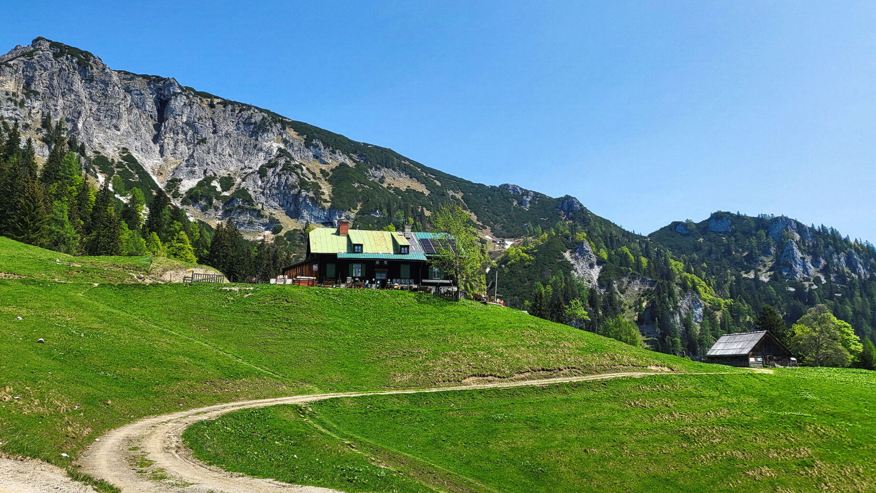 Grabneralm mit Grabnerstein im Hintergrund. Foto: Anna, POW AT