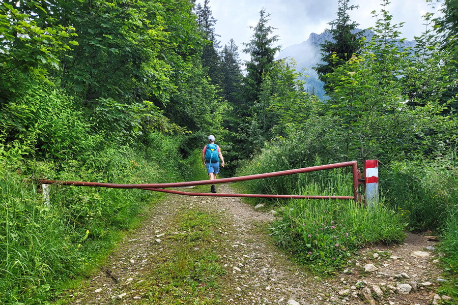Der Beginn des Wanderweges zur Leobner Hütte. Foto: Anna, Protect Our Winters Austria (POW AT)