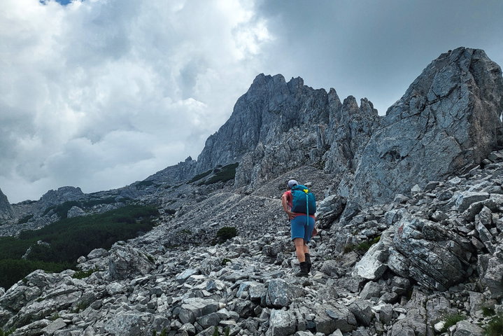 Der erste Teil des Anstiegs zur Griesmauer. Foto: Anna, Protect Our Winters Austria (POW AT)