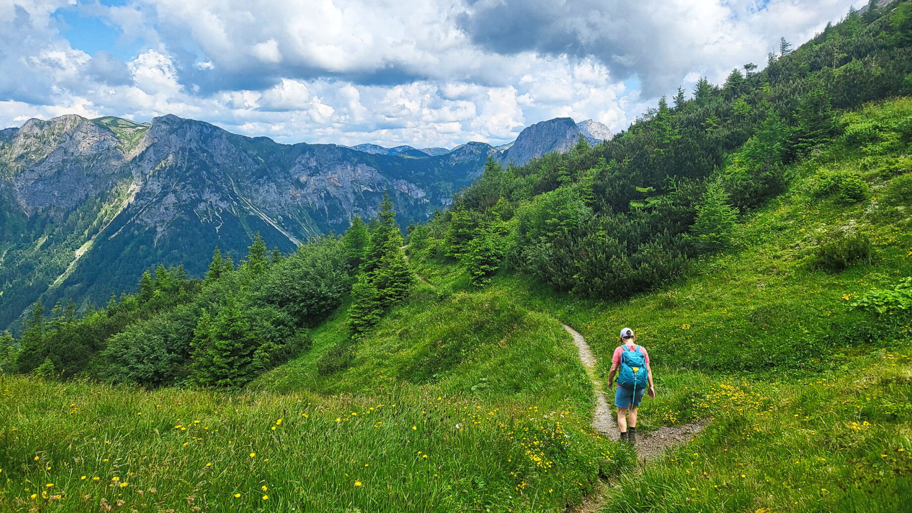 Der schöne Steig zum Neuwaldeggsattel. Foto: Anna, Protect Our Winters Austria (POW AT)