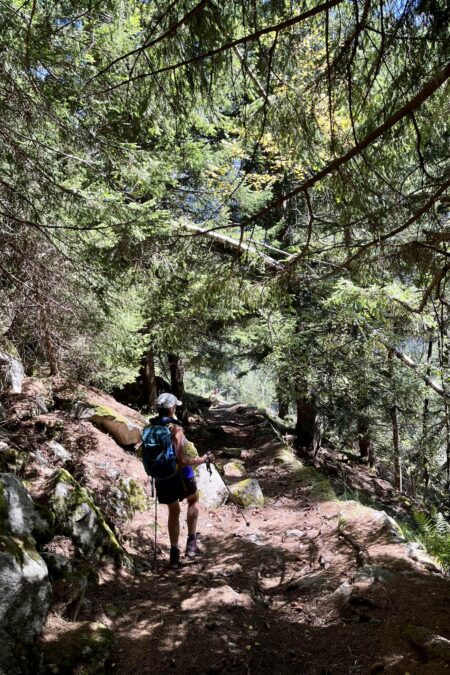 Schöner Abstieg ins Seebachtal. Foto Elisabeth Petfalski