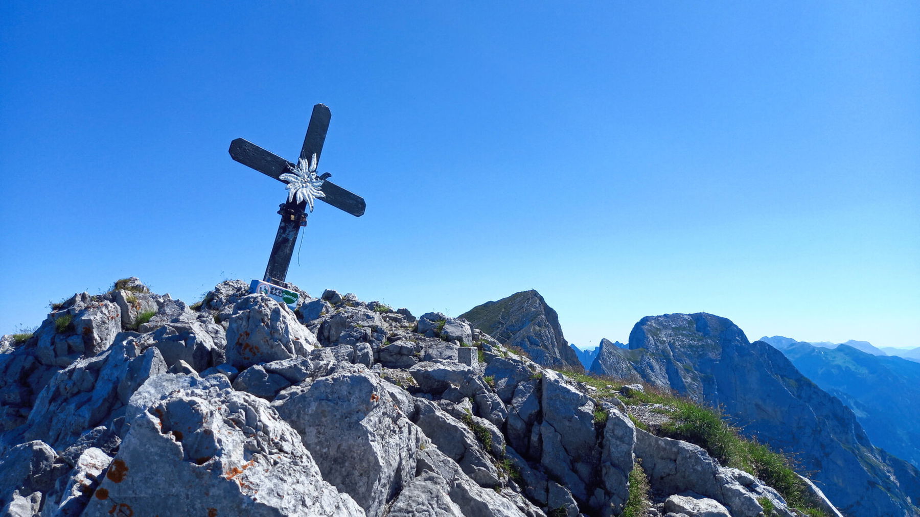 Gipfelkreuz Admonter Kaibling. Foto: Martina Friesenbichler
