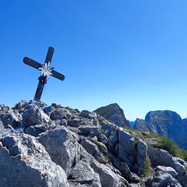 Gipfelkreuz Admonter Kaibling. Foto: Martina Friesenbichler