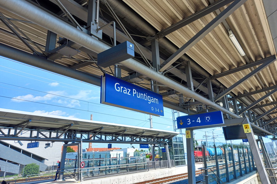 Bahnhof Puntigam. Foto: Martina Friesenbichler