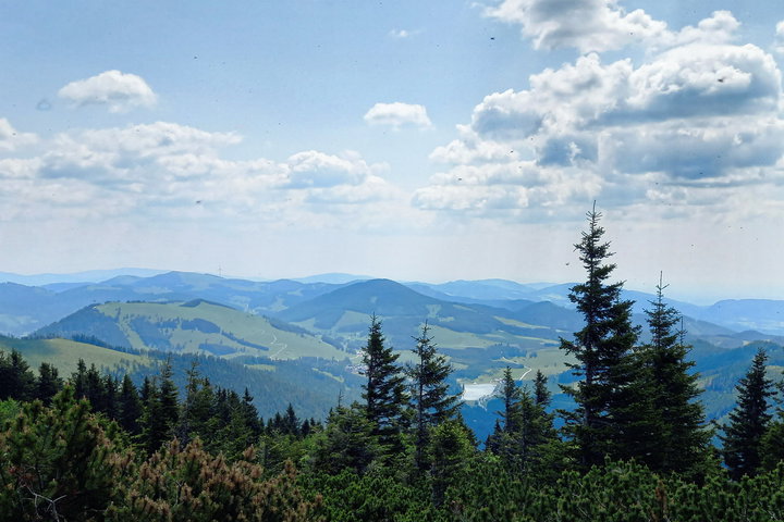 Blick zur Teichalm. Foto: Martina Friesenbichler