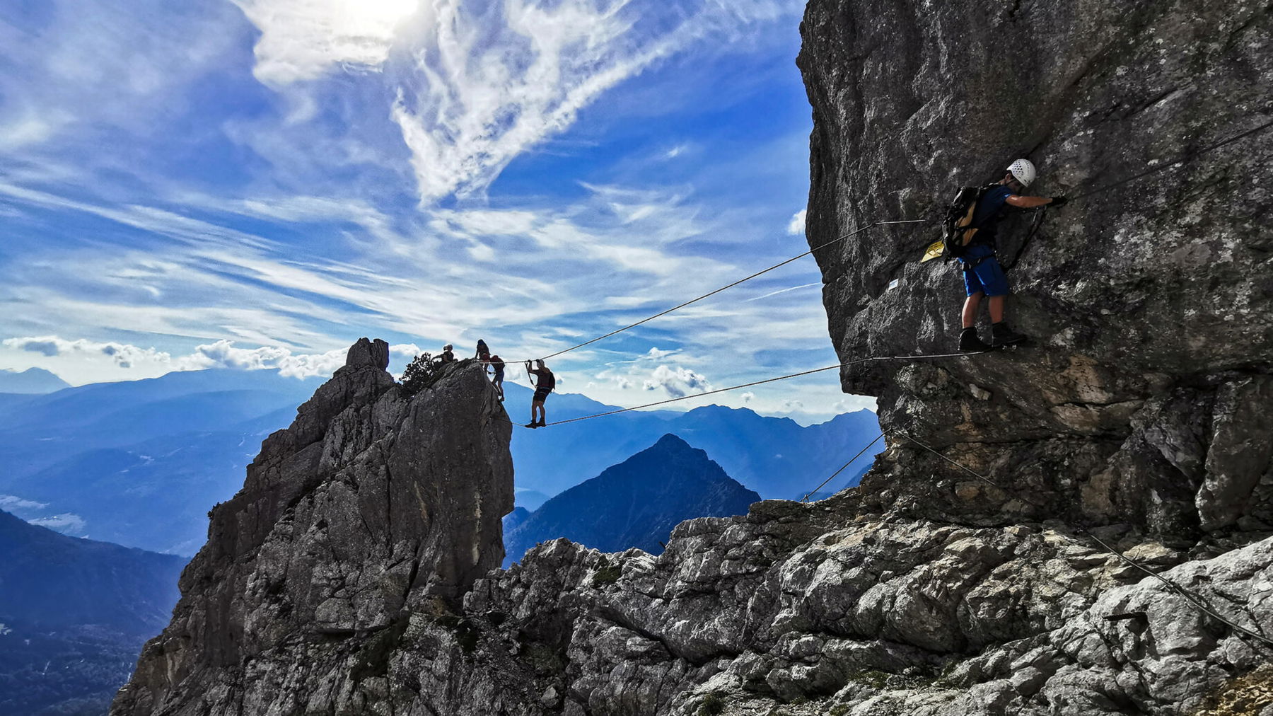 Seilbrücken und Traversen 1. Fotos: POW AT