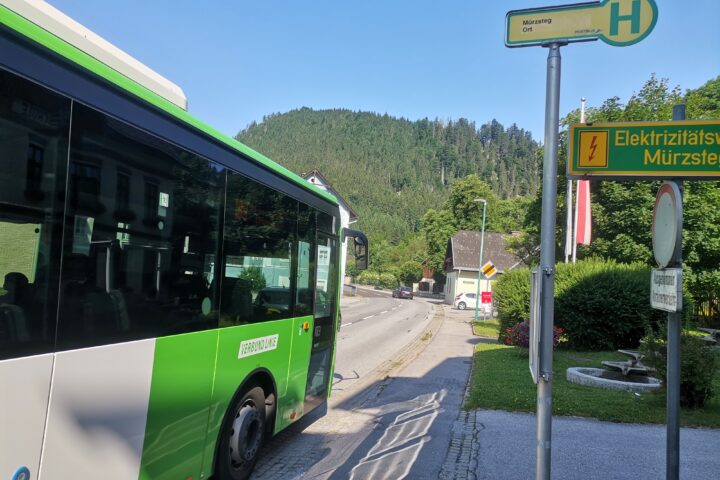 Aussteigen in Mürzsteg. Fotos Veronika Schöll