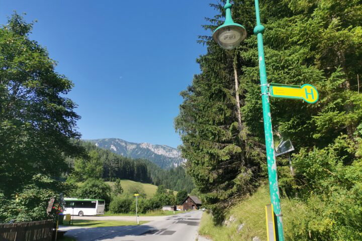 Aussteigen in Mürzsteg. Fotos Veronika Schöll