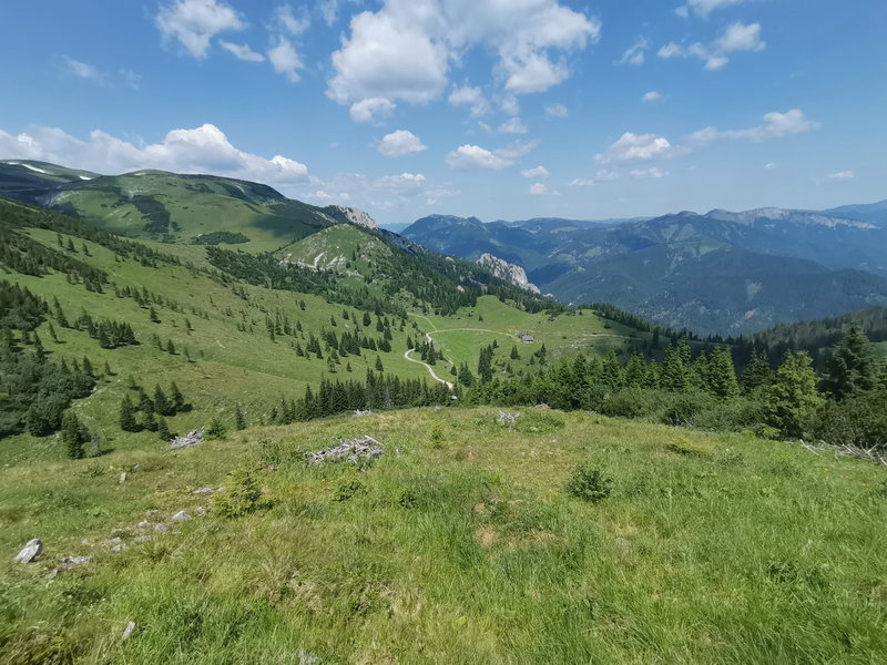 Blick zur Ebenhütte. Foto Veronika Schöll