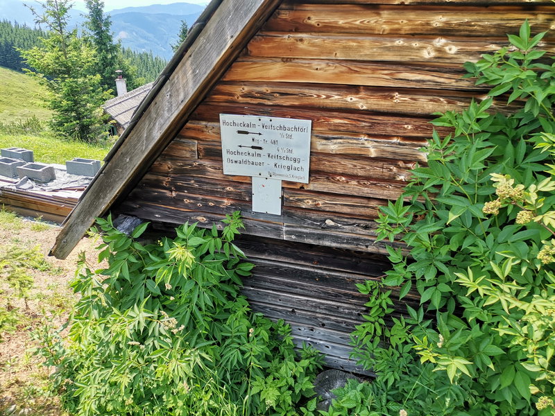 Wegweiser mit guten Nachrichten. Foto Veronika Schöll