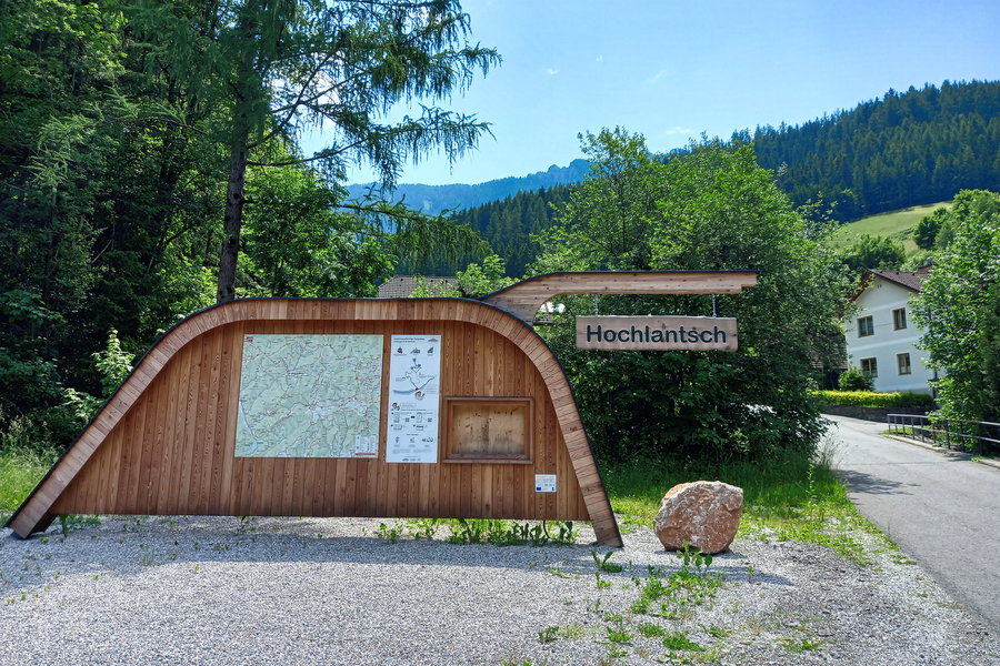 Infotafel Hochlantsch. Foto: Martina Friesenbichler