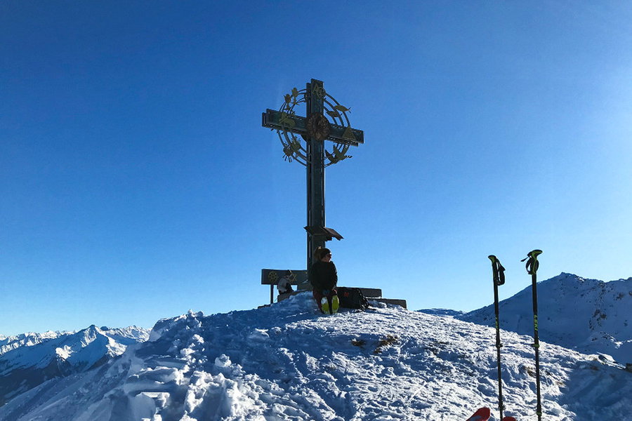 Gipfel-Foto bei Traum-Wetter. Foto: David Kurz