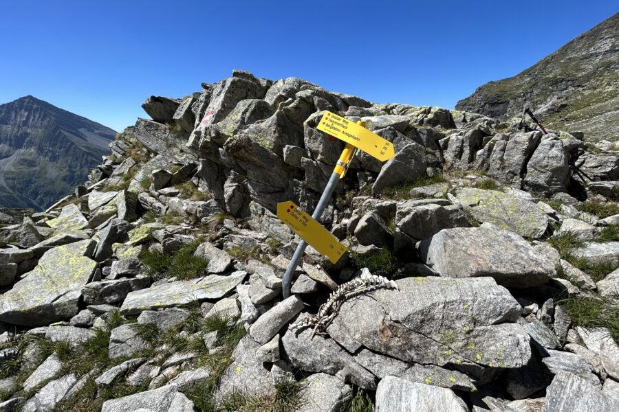 Motivation zum Weitergehen :-) Foto Veronika Schöll