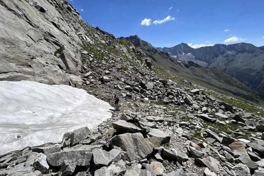 August-Schnee! Foto Veronika Schöll