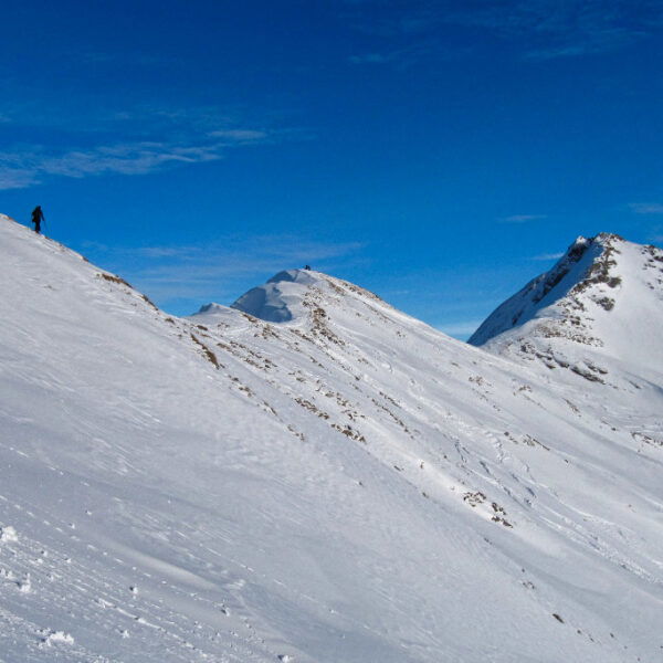 Der lange Kamm des Pfuitjöchls. Foto: Michael Pröttel (Mountain Wilderness Deutschland)