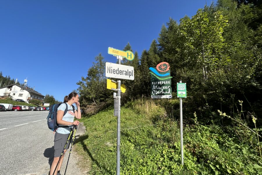 Niederalpl Passhöhe. Foto Veronika Schöll