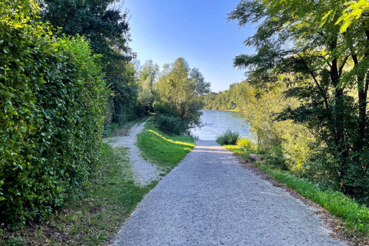 Abzweigung auf den Waldpfad. Foto: Eva Maria Ginal